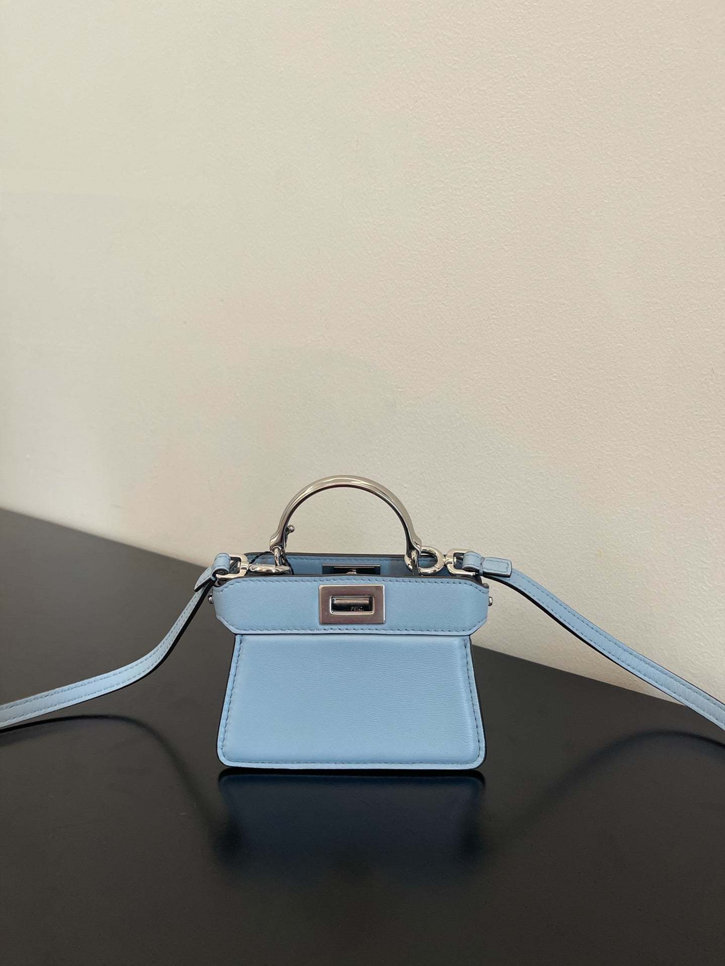 FI Peekaboo ISeeU Petite Blue Micro Bag For Woman 11cm/4.5in