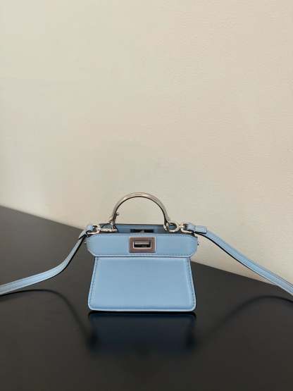 FI Peekaboo ISeeU Petite Blue Micro Bag For Woman 11cm/4.5in