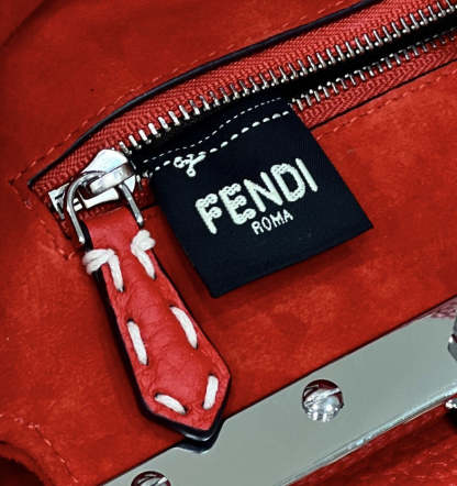 FI Peekaboo Small Red Bag For Woman 23cm/9in