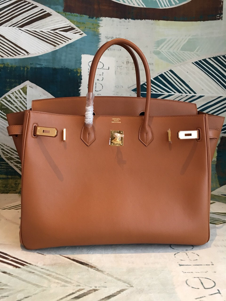 HM Birkin Brown For Women Gold Toned Hardware 11.8in/30cm