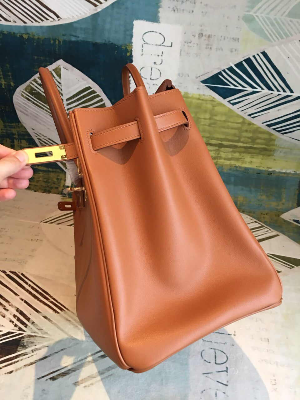 HM Birkin Brown For Women Gold Toned Hardware 11.8in/30cm