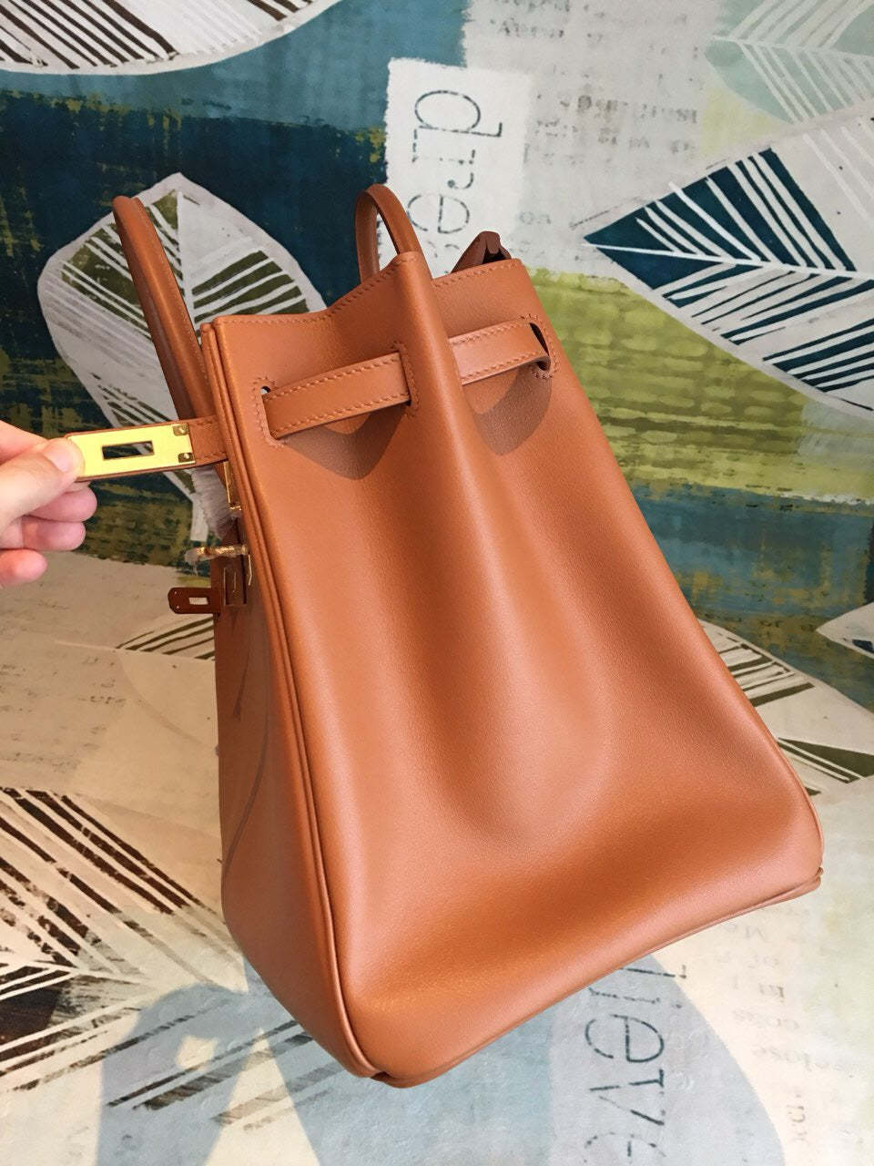 HM Birkin Brown For Women Gold Toned Hardware 11.8in/30cm