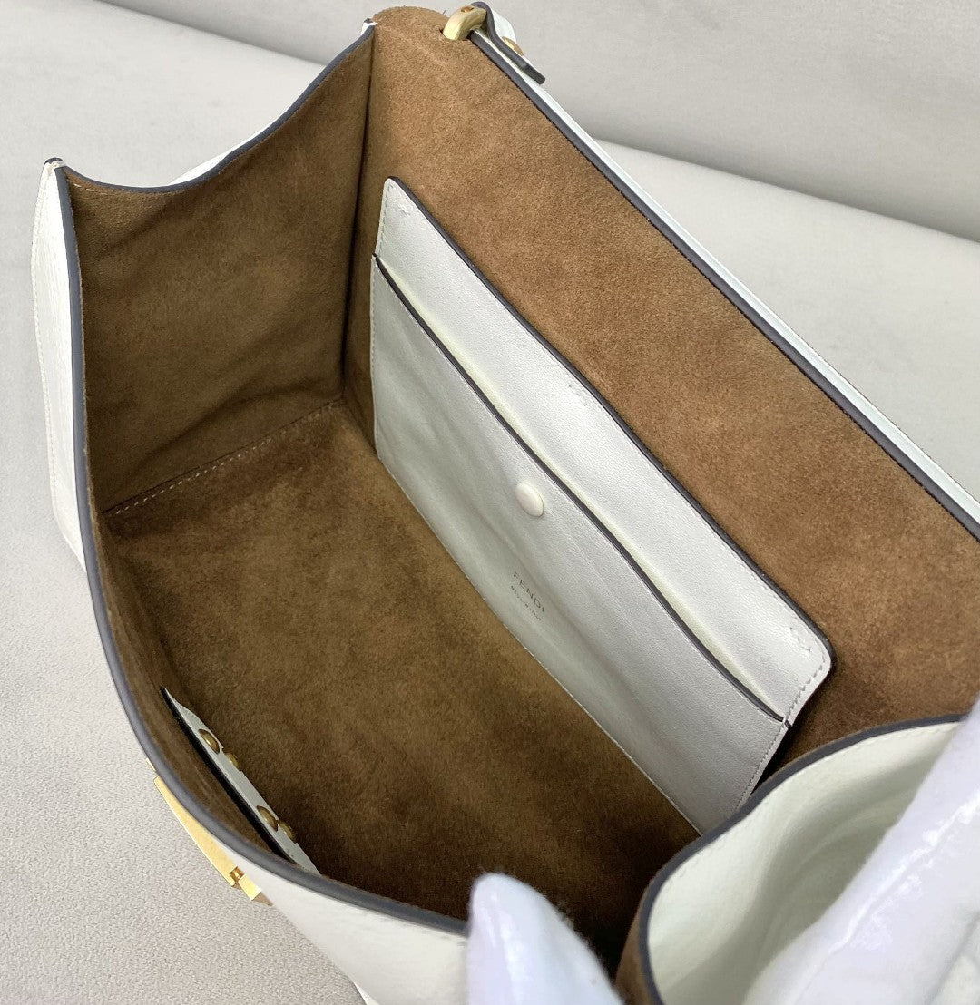 FI Kan U Small White Bag For Woman 25cm/9.5in