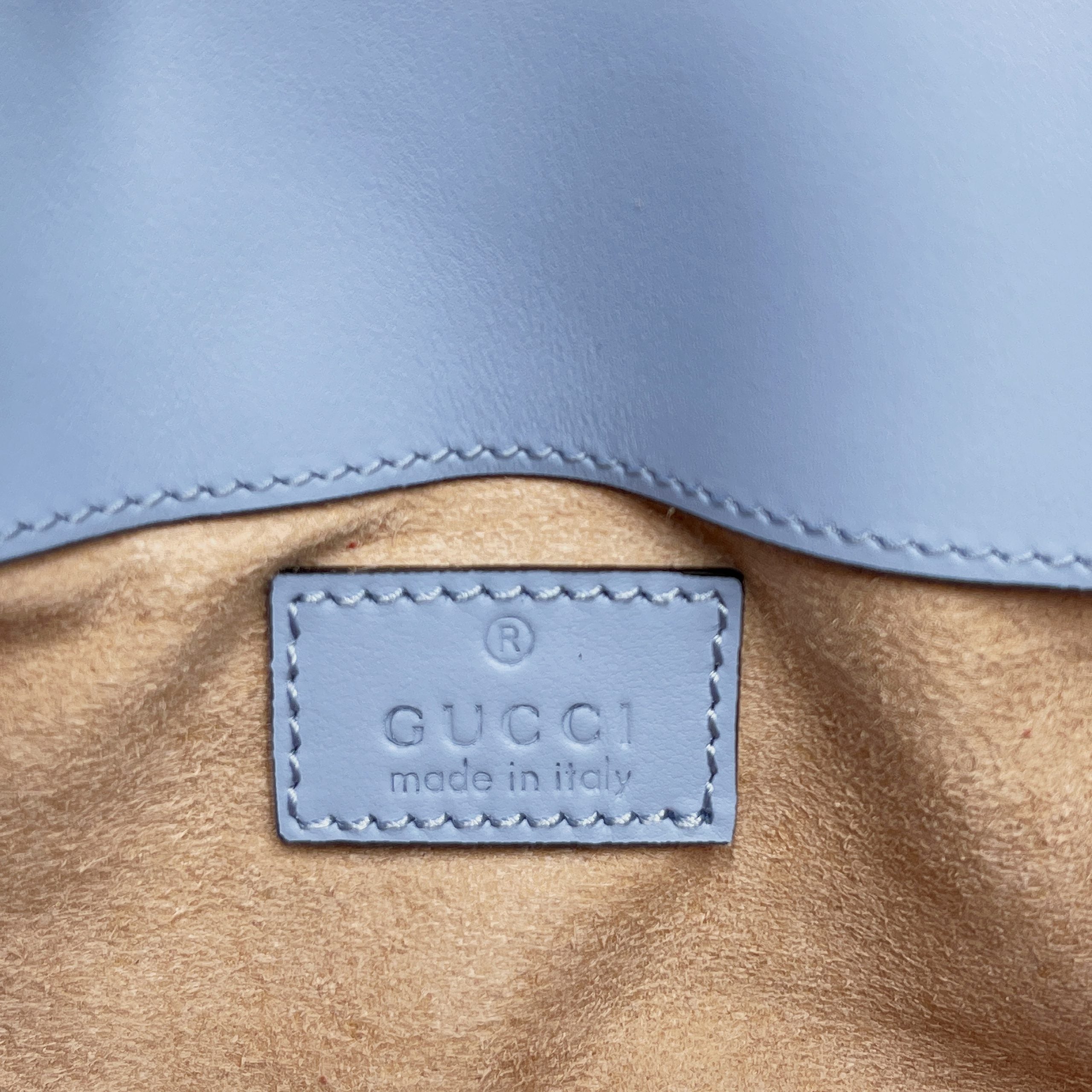 gg Marmont Super Mini Bag Blue For Women, Women’s Bags 6.2in/17cm gg