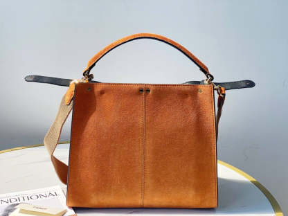 FI Peekaboo X-Lite Tote Medium Brown Bag For Woman 30cm/12in