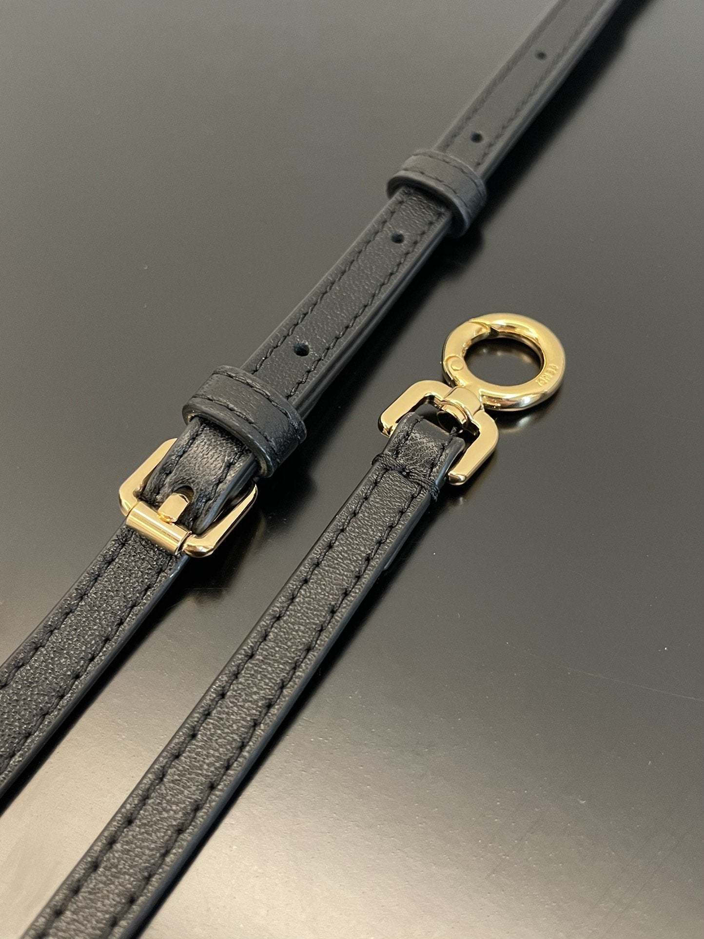 FI Peekaboo ISeeU Petite Black Micro Bag For Woman 11cm/4.5in