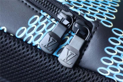 LV Racer Damier Spray Blue For Men, Backpacks 16in/41cm LV��