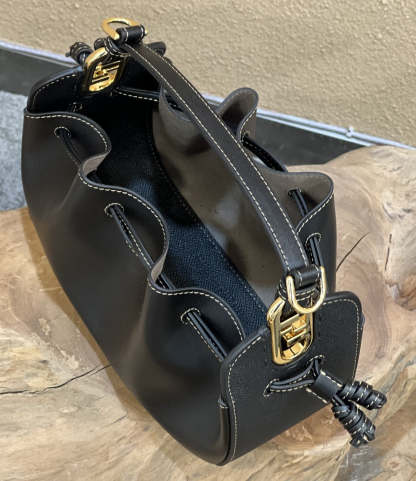 FI Pomodorino Black Mini Bag For Woman 17cm/6.5in