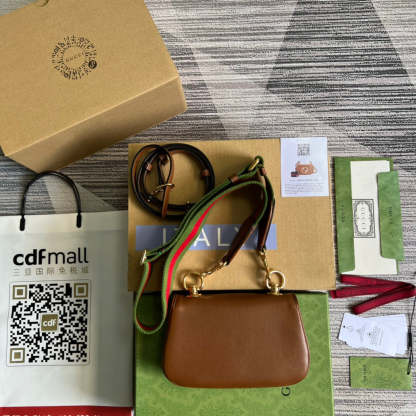 gg Blondie Mini Bag Red For Women, Women’s Bags 8.7in/22cm gg‎ ‎698643 UXXAG 2671