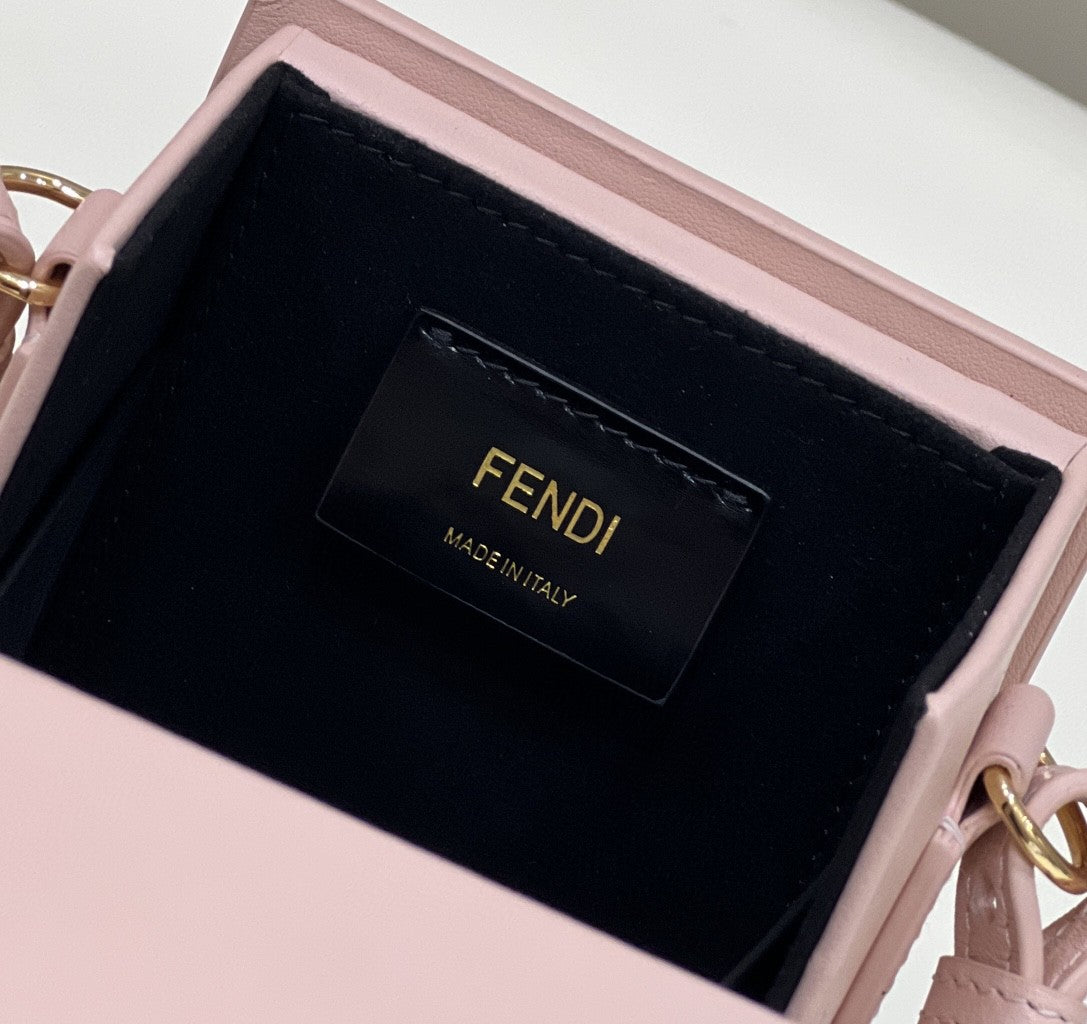 FI Vertical Box Pink RM 6,400 Bag For Woman 17cm/6.5in
