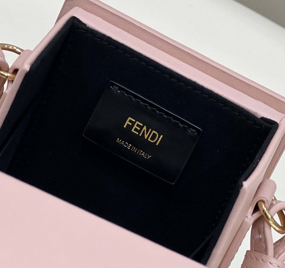 FI Vertical Box Pink RM 6,400 Bag For Woman 17cm/6.5in