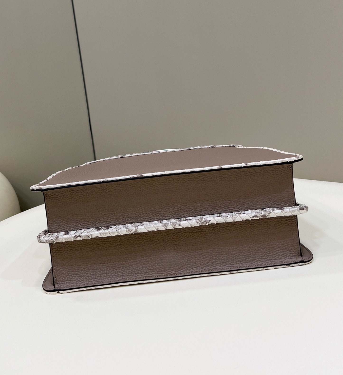 FI Peekaboo ISeeU Medium Greige For Women, Women’s Handbags, Shoulder Bag 13.1in/33.5cm FF