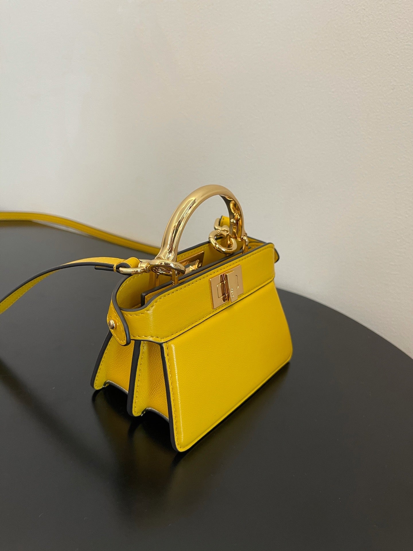 FI Peekaboo ISeeU Petite Yellow Micro Bag For Woman 11cm/4.5in