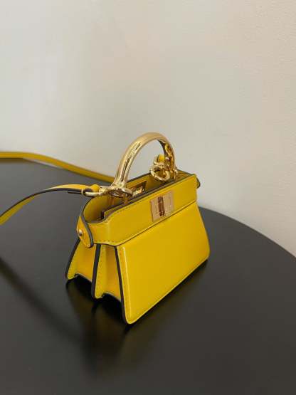 FI Peekaboo ISeeU Petite Yellow Micro Bag For Woman 11cm/4.5in