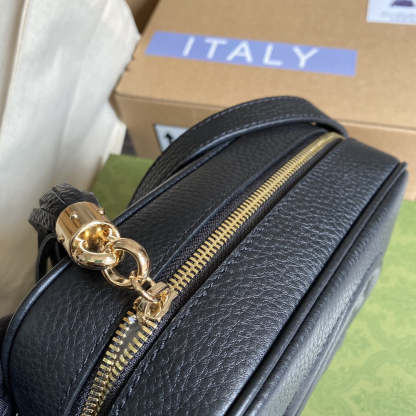 gg Soho Small Disco Bag Black For Women, Women’s Bags, Shoulder And Crossbody Bags 8in/21cm gg 308364