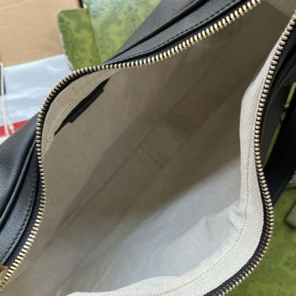 gg Atache Large Shoulder Bag Black For Women, Women’s Bags 13.8in/35cm gg‎ ‎702823 UXWBG 1037