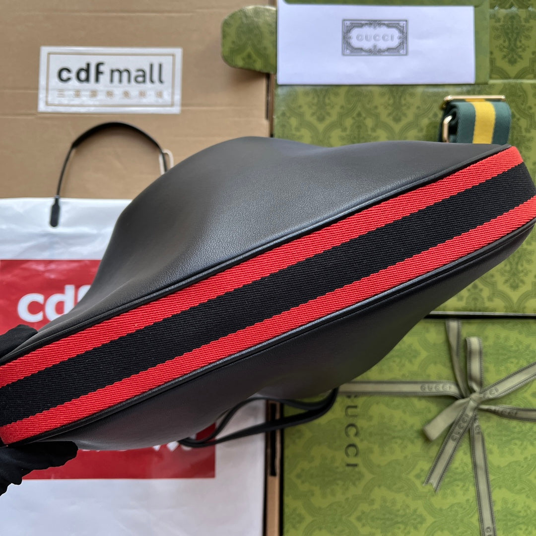 gg Atache Large Shoulder Bag Black For Women, Women’s Bags 13.8in/35cm gg‎ ‎702823 UXWBG 1037