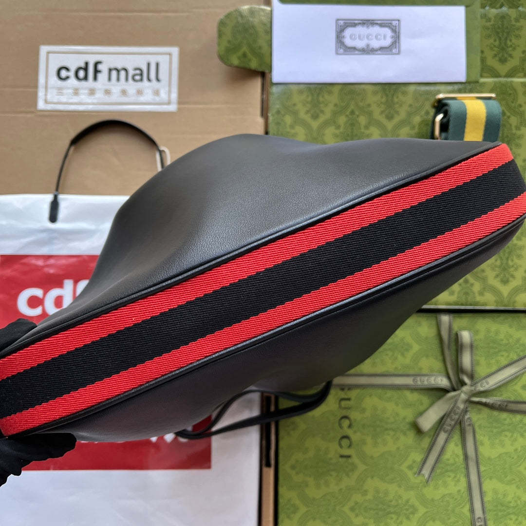 gg Atache Large Shoulder Bag Black For Women, Women’s Bags 13.8in/35cm gg‎ ‎702823 UXWBG 1037