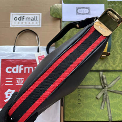 gg Atache Large Shoulder Bag Black For Women, Women’s Bags 13.8in/35cm gg‎ ‎702823 UXWBG 1037