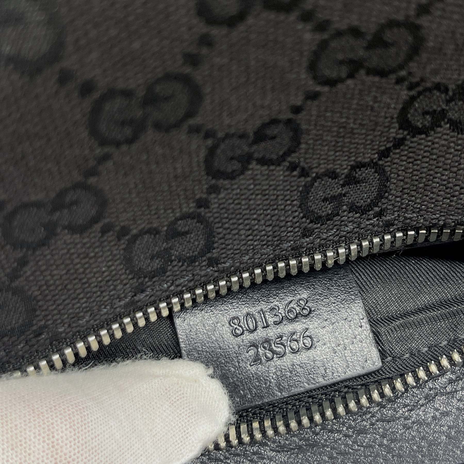 gg Supreme Canvas Two Pocket Waist Belt Bag Black gg Supreme Canvas For Men  3in/7.5cm gg