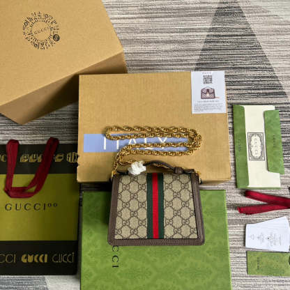 gg Ophidia gg Mini Shoulder Bag Beige For Women, Women’s Bags 6.9in/18cm gg 696180 96IWG 8745