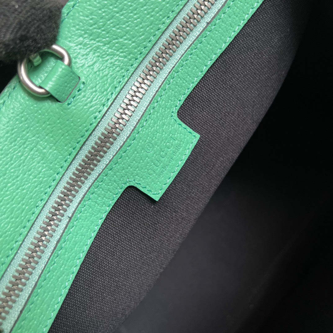 gg Love Parade gg Tote Bag Green For Women, Women’s Bags 12.2in/31cm gg