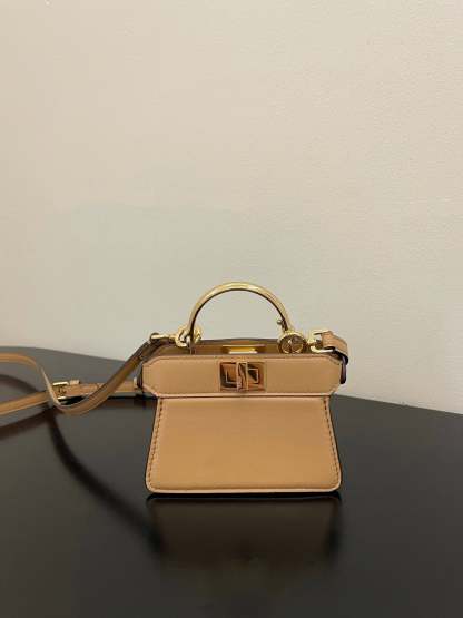 FI Peekaboo ISeeU Petite Brown Micro Bag For Woman 11cm/4.5in