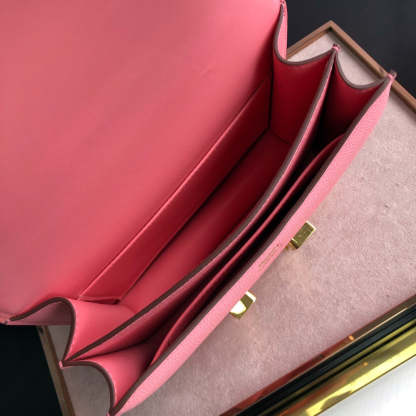 HM Constance 23 Epsom Pink For Women, Women���s Handbags, Shoulder Bags 9in/23cm