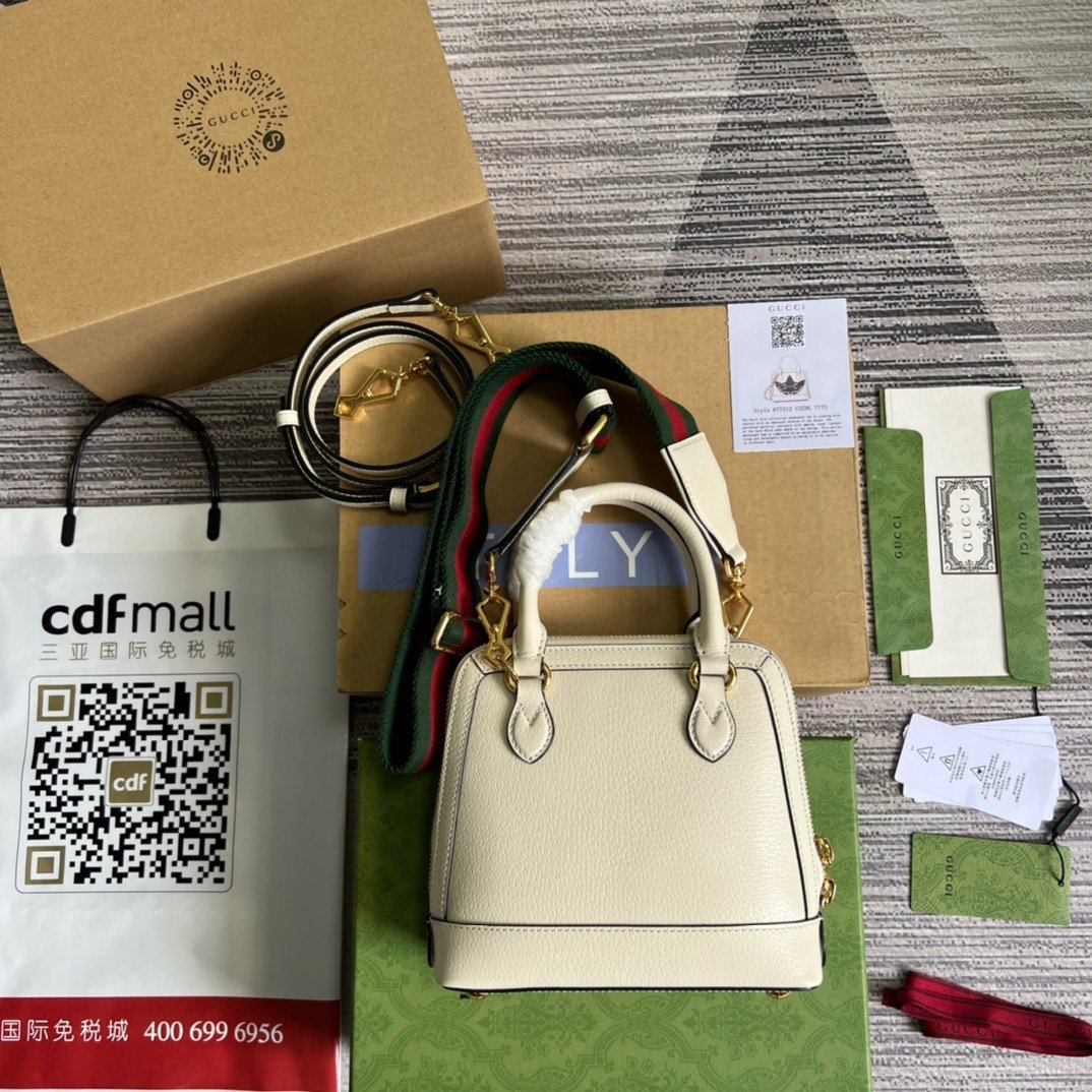 gg x Adidas Horsebit 1955 Mini Bag White For Women, Women’s Bags 7.9in/20cm gg‎ ‎677212 U3ZDG 8727