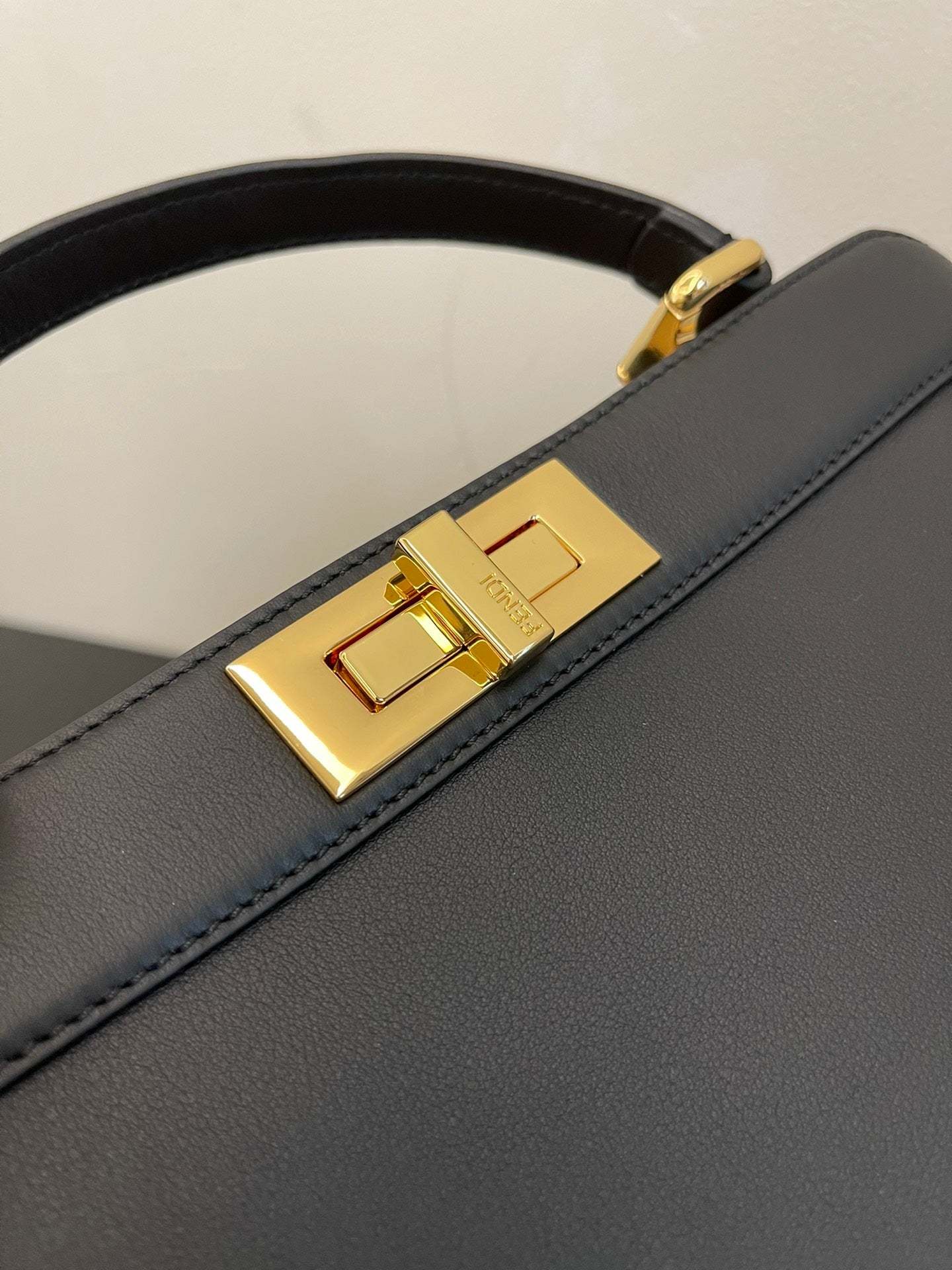 FI Peekaboo ISeeU Petite Black Small Bag For Woman 20cm/8in