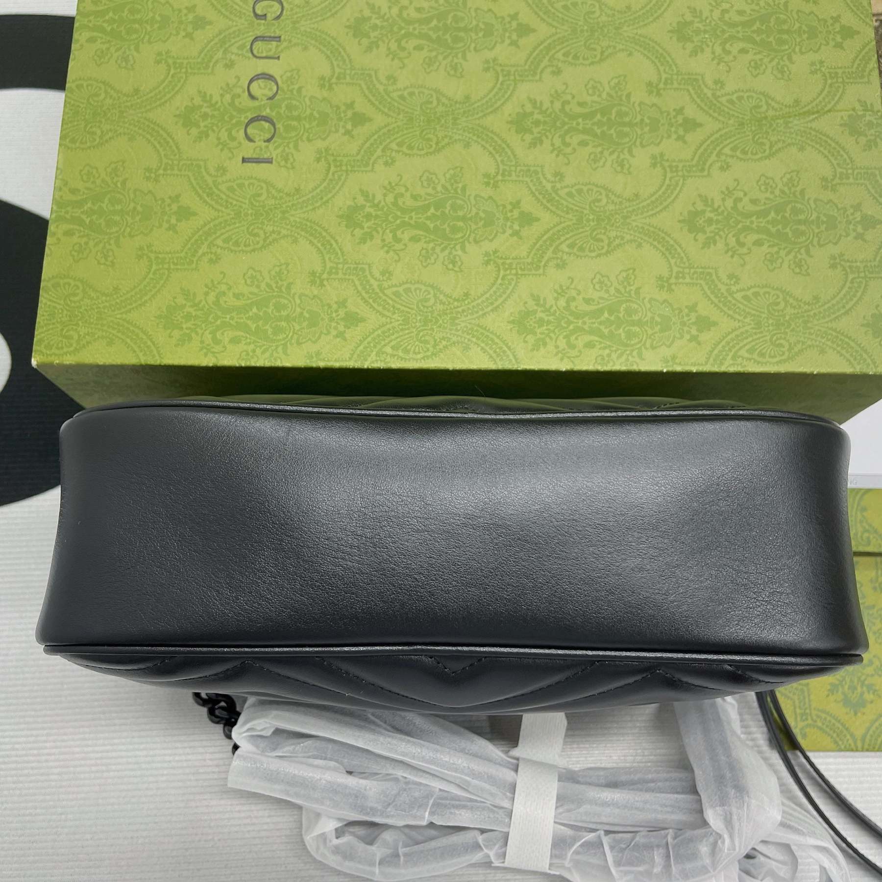 gg Marmont Matelasse Shoulder Bag Black For Women, Women’s Bags 9.5in/24cm gg