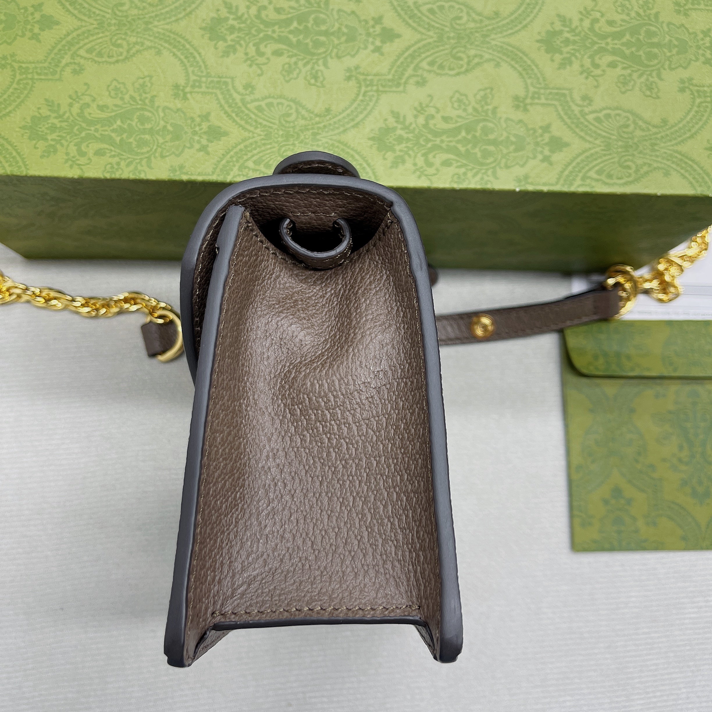 gg Ophidia gg Mini Shoulder Bag Beige For Women, Women’s Bags 6.9in/18cm gg 696180 96IWG 8745