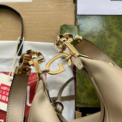 gg Atache Small Shoulder Bag Beige For Women, Women’s Bags 9in/23cm gg 699409 UXWBG 9360