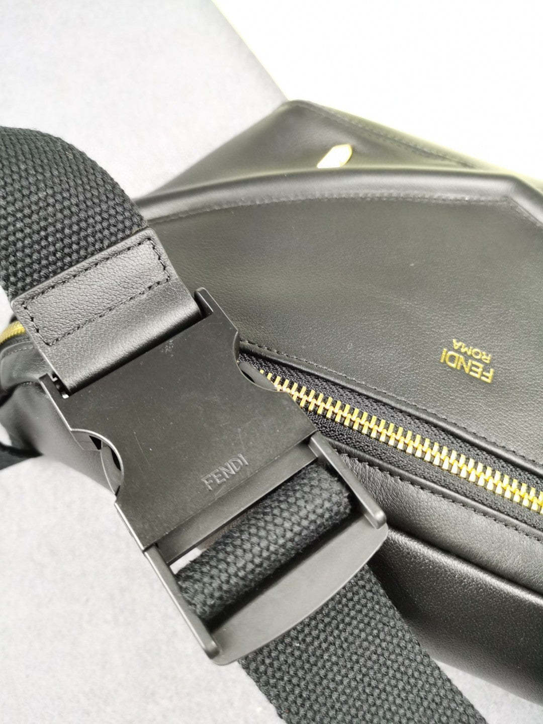 FI Little Monster Belt Bag Black For Men, Men’s Bags 7.9in/20cm FF