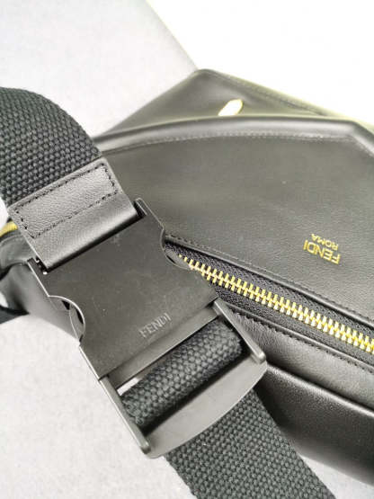 FI Little Monster Belt Bag Black For Men, Men’s Bags 7.9in/20cm FF