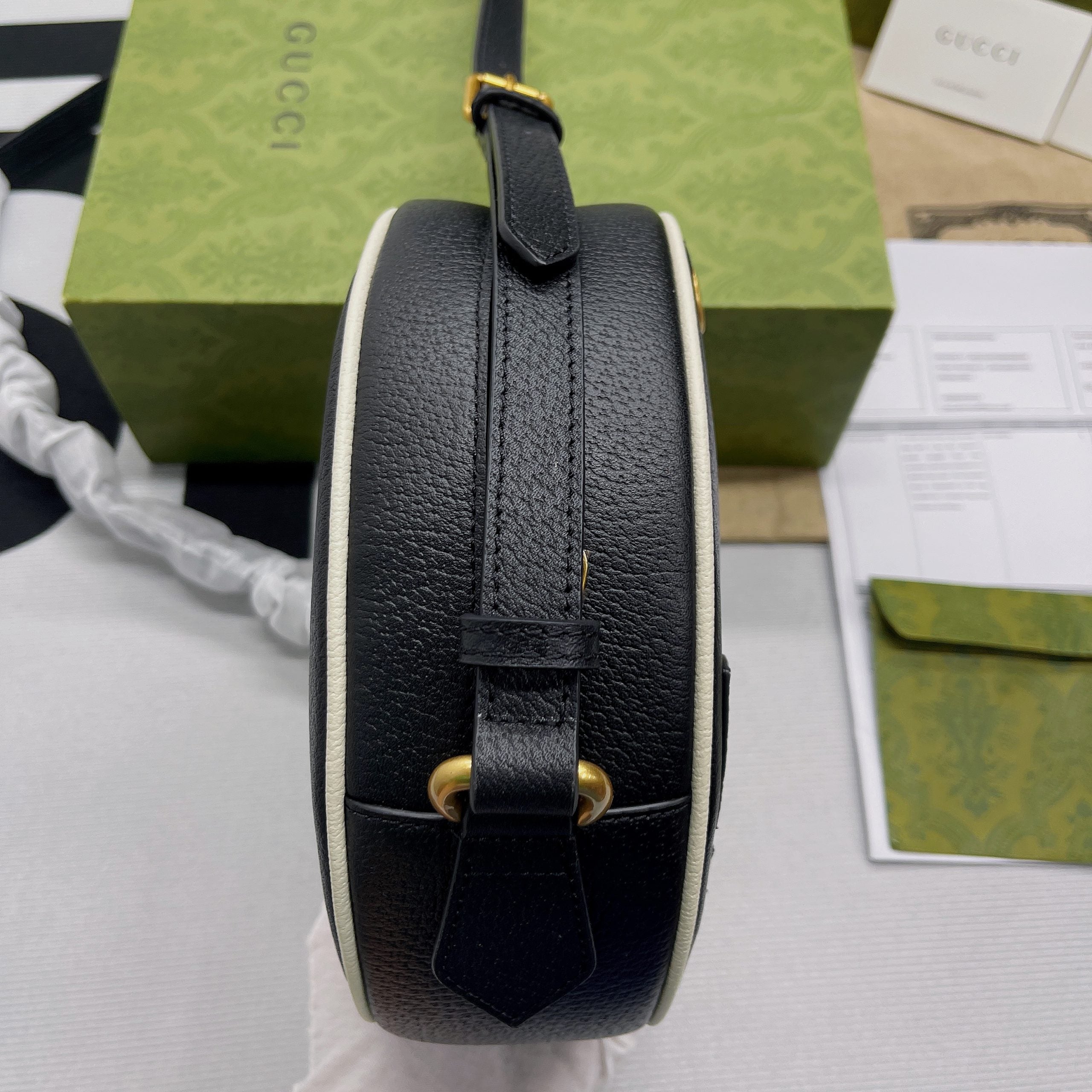 gg x Adidas Ophidia Shoulder Bag Black For Women, Women’s Bags 8.6in/22cm gg 