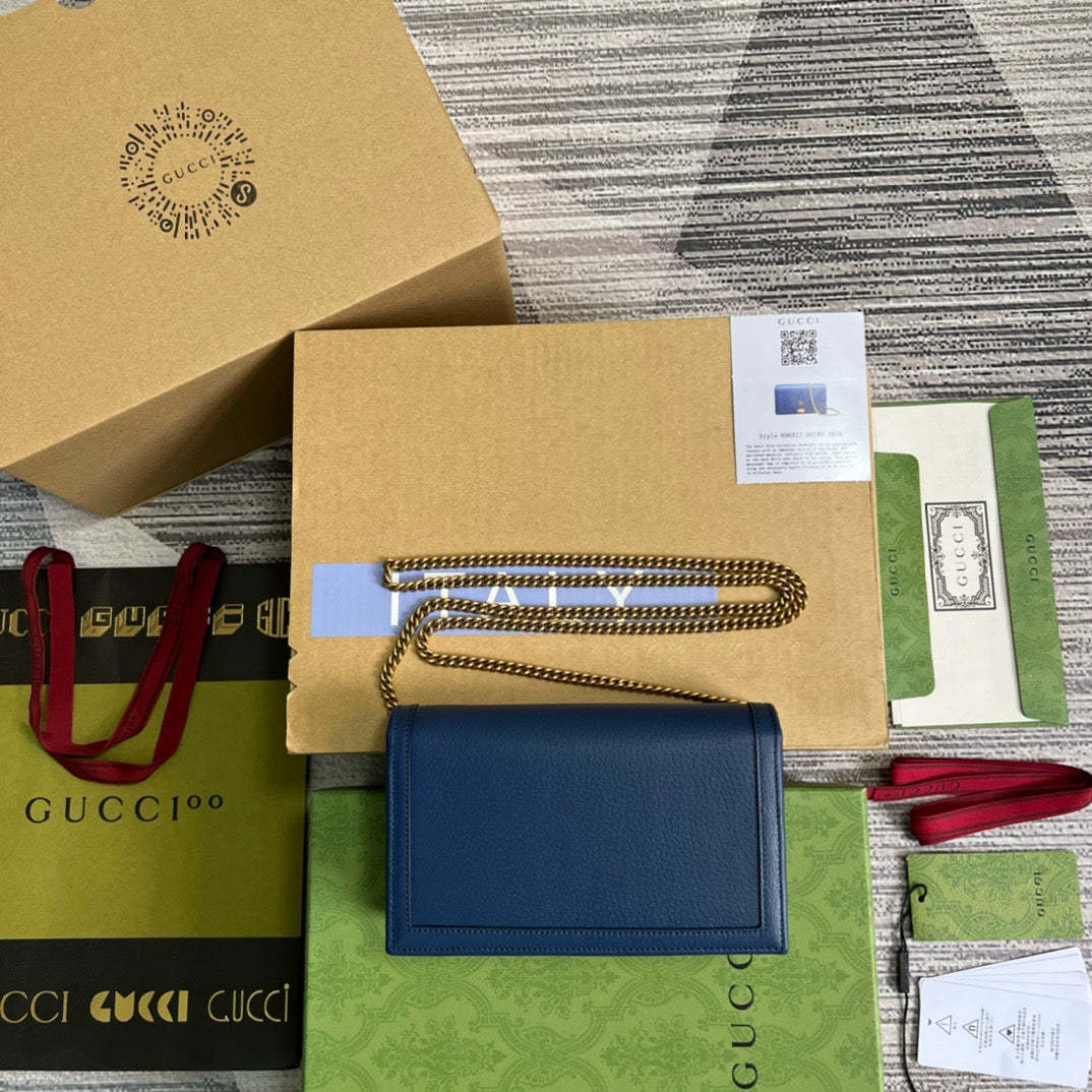 gg Diana Mini Bag With Bamboo Blue For Women, Women’s Bags 7.5in/19cm gg