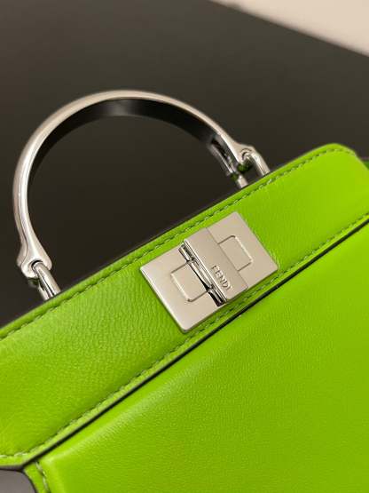 FI Peekaboo ISeeU Petite Green Micro Bag For Woman 11cm/4.5in