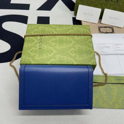 gg Diana Mini Bag With Bamboo Blue For Women, Women’s Bags 7.5in/19cm gg