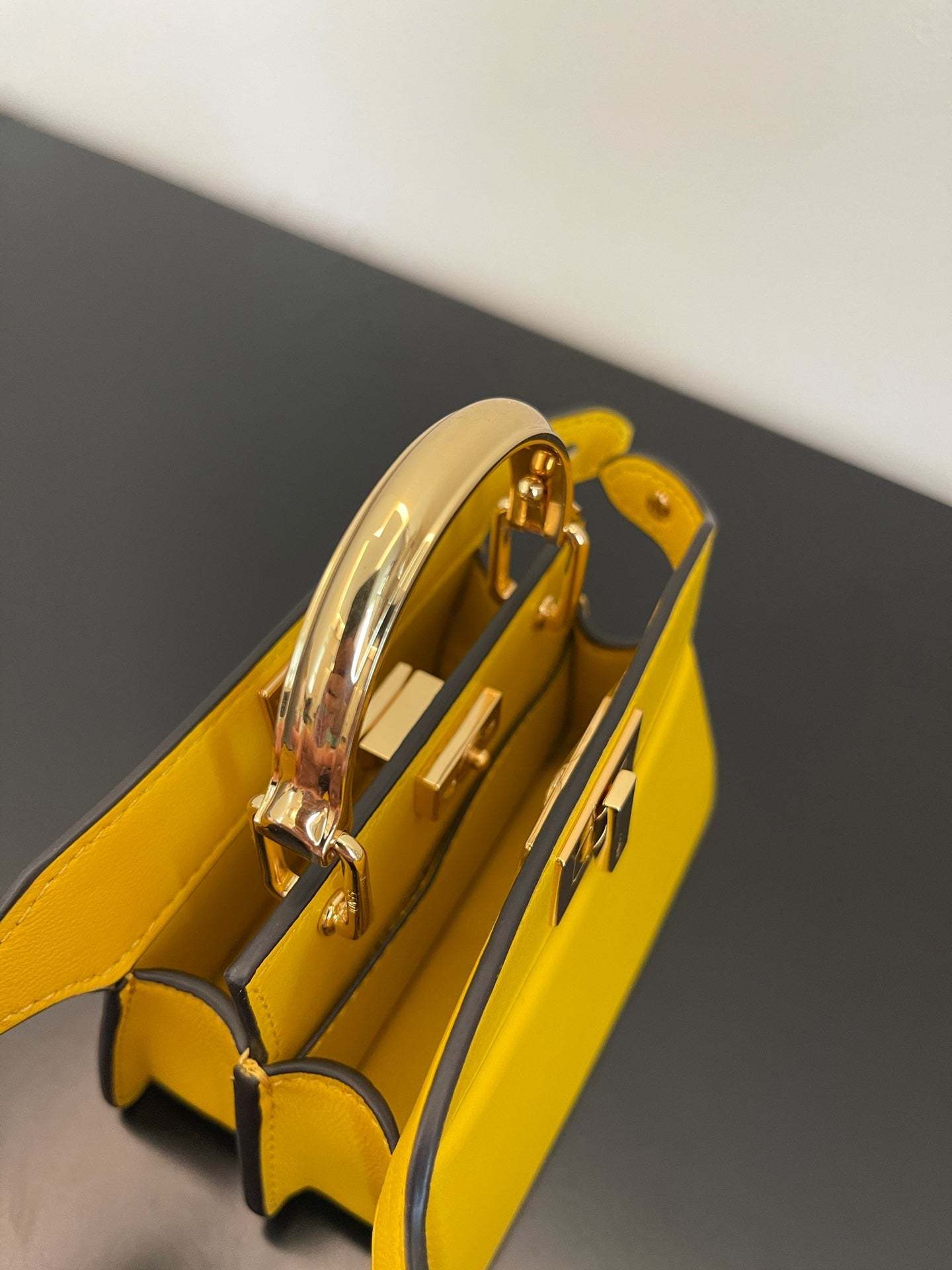 FI Peekaboo ISeeU Petite Yellow Micro Bag For Woman 11cm/4.5in