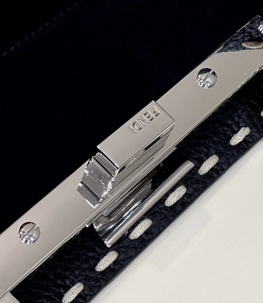 FI Peekaboo Small Black Bag For Woman 23cm/9in