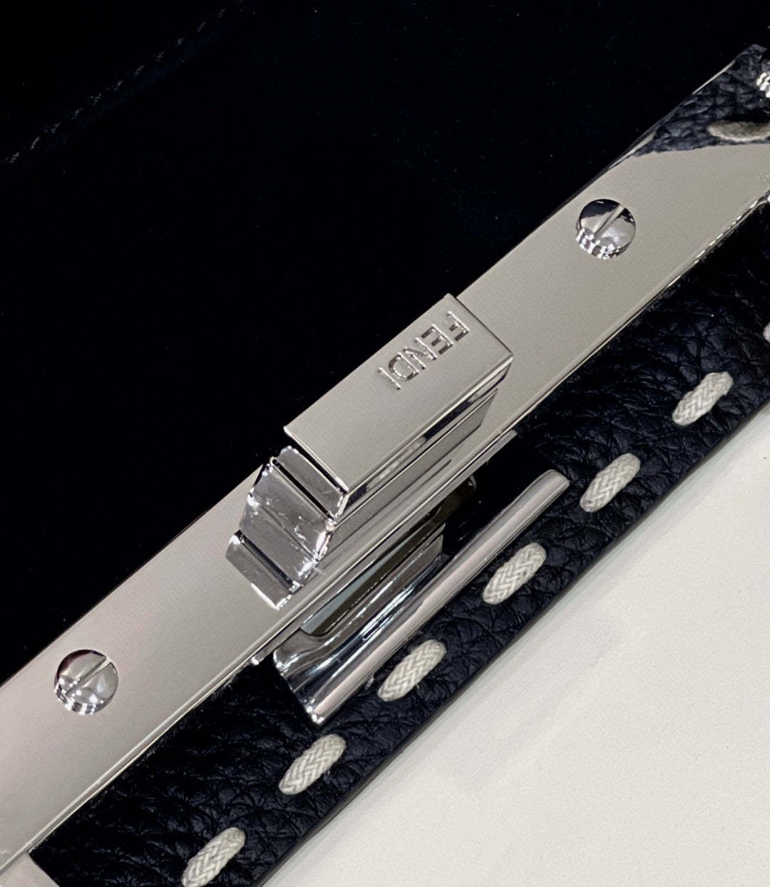 FI Peekaboo Small Black Bag For Woman 23cm/9in