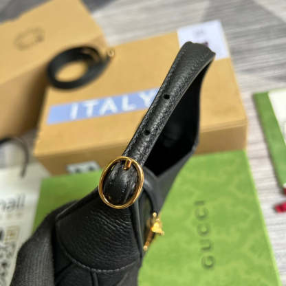 gg Jackie 1961 Mini Shoulder Bag Black For Women, Women’s Bags 7.5in/19cm gg ‎637091 10O0G 1000