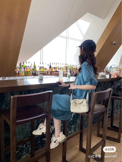 HM Lindy Mini Clemence Bag White For Women, Women���s Handbags, Shoulder And Crossbody Bags 7.5in/19cm