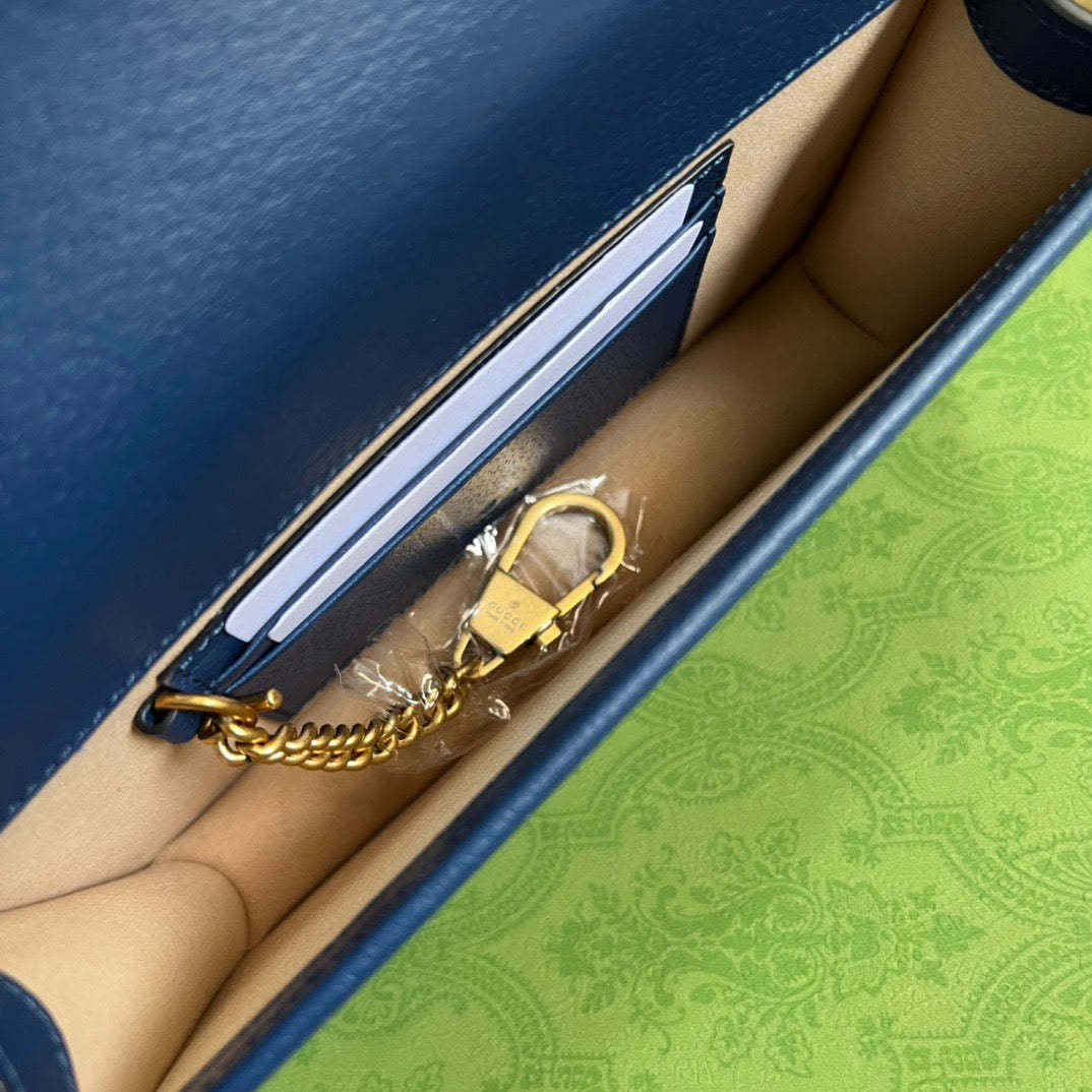 gg Diana Mini Bag With Bamboo Blue For Women, Women’s Bags 7.5in/19cm gg