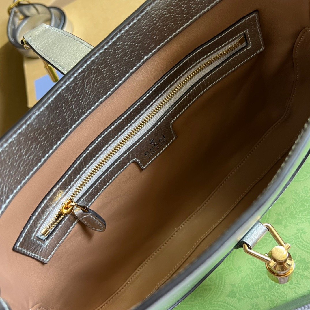 gg Jackie 1961 Small Shoulder Bag Silver For Women, Women’s Bags 10.8in/28cm gg