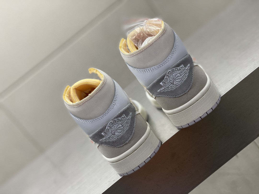 Nike air Jordan 1 Mid SE Craft ���Inside Out��� Beige For Men DQ3726-100