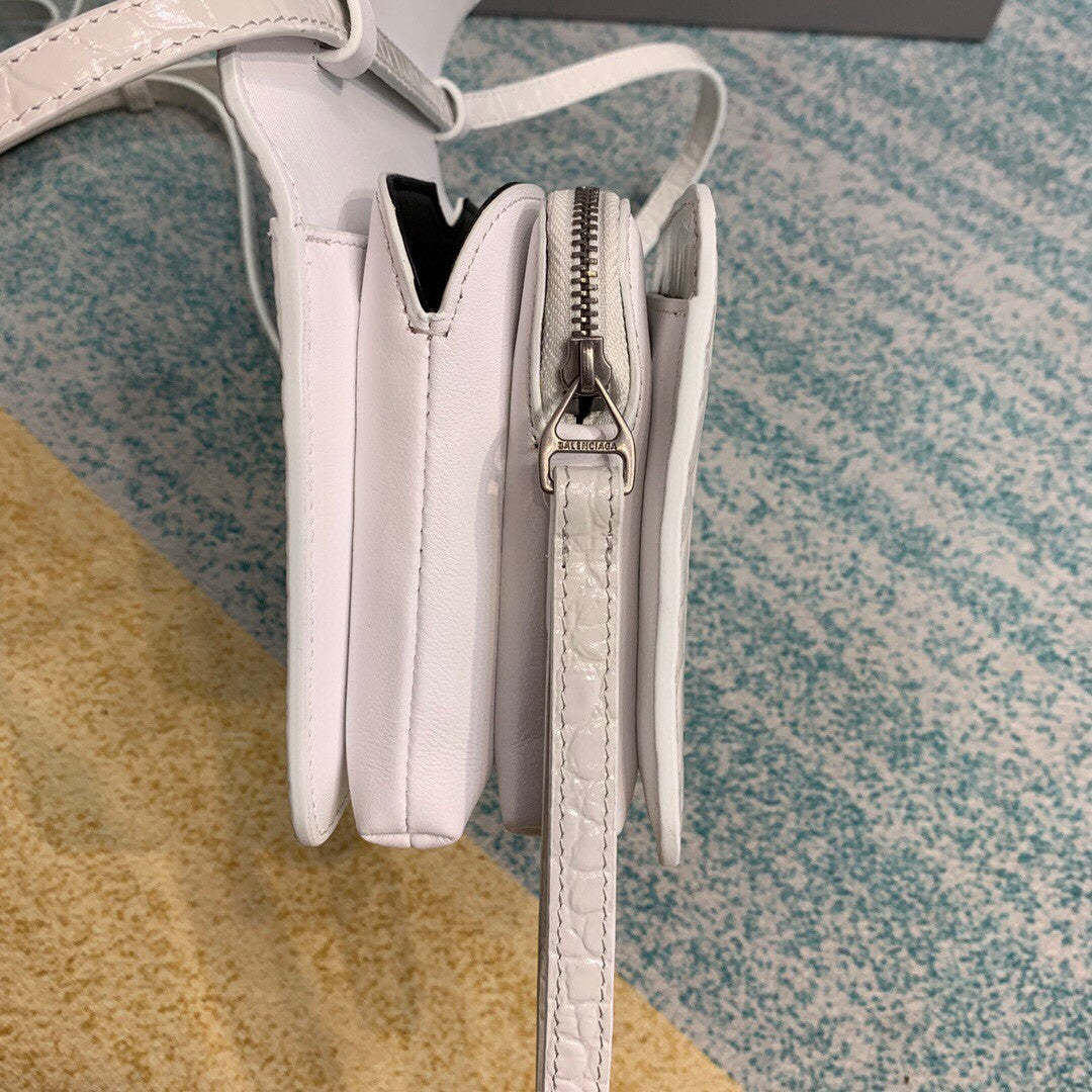 Balen Bolso Bandolera B In White, For Women,  Bags 7in/18cm