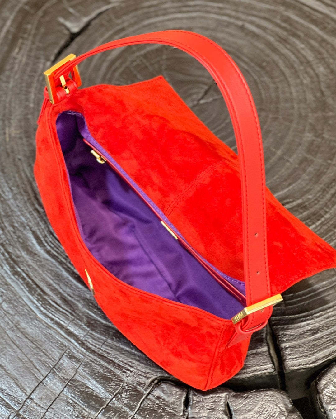 FI Baguette Red Bag For Woman 25cm/9.5in