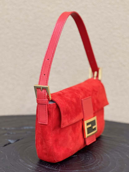 FI Baguette Red Bag For Woman 25cm/9.5in